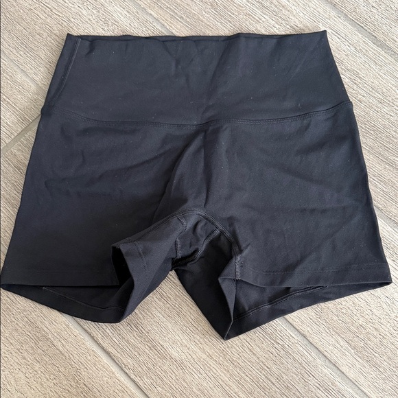 Women's Black Athletic Shorts - Picture 3 of 3